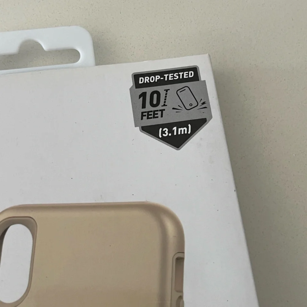 New Vortex Ring Holder Phone Case for iPhone Xs/X - Gold